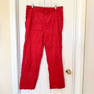 Rowing Blazers for Target Red Corduroy Straight Pants 36 x 32 EUC Worn 1x Unisex